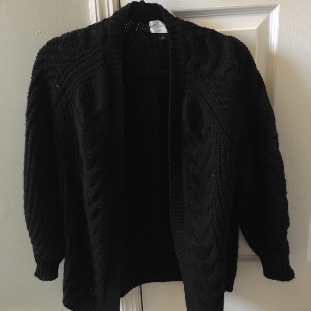 Black Cardigan Very Thick